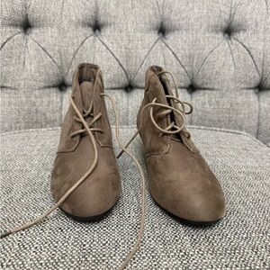 Marbella Brown Lace-Up Ankle Boots